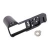 L Bracket Handgrip Fit for   X 100VI Camera Aluminum L Shape Quick Release Plate with Wood Grip 1Celsius4 Inch Screw Hole