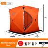  Guest Ice Fishing Tent Outdoor Tent Camping Tent Thickened Quilted Cotton Tent Extreme Cold Warmth Anti-Wind Waterproof