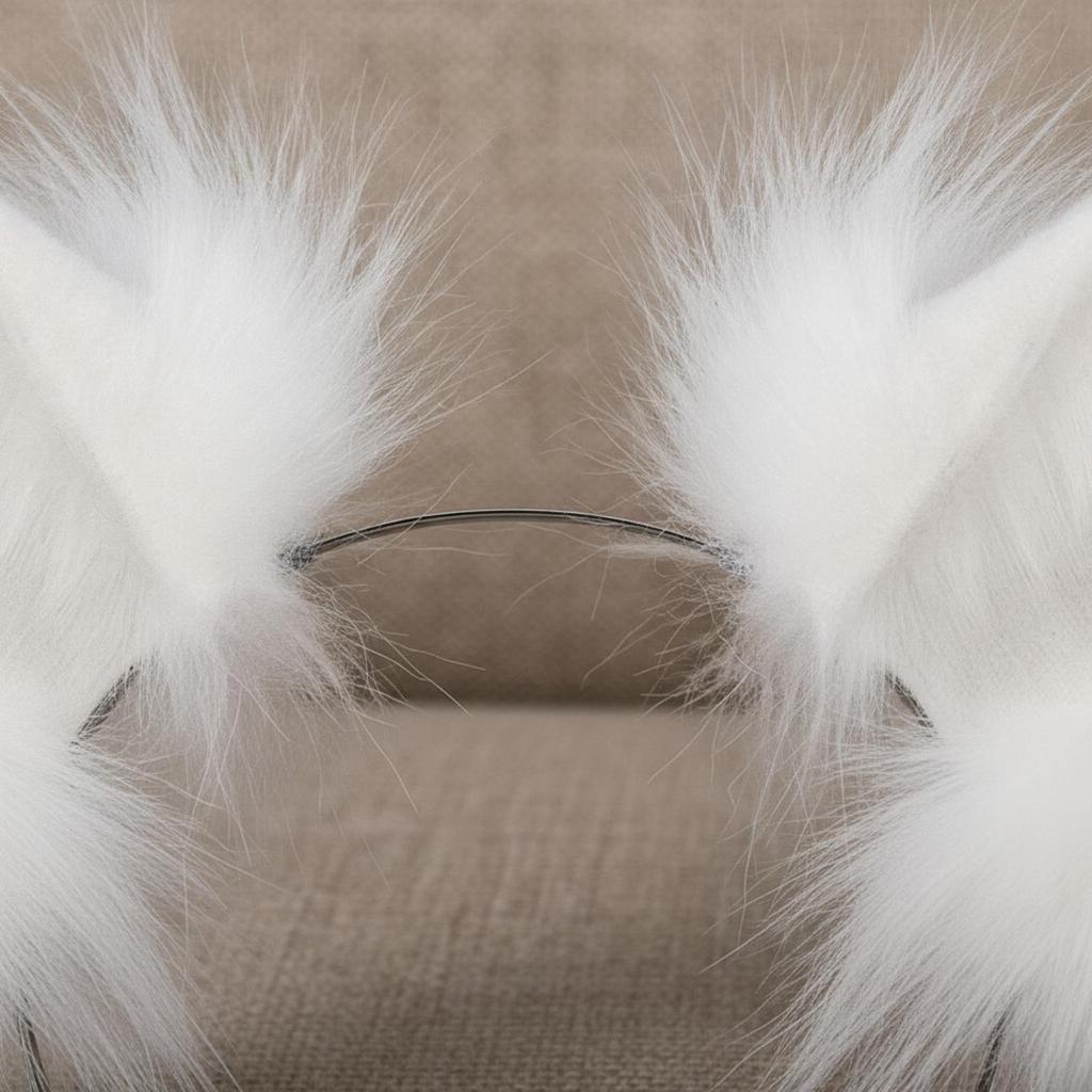 Ohren-Stirnband aus Kunstfleece, weiches, tierisches, verspieltes Kopfschmuck für Cosplay,