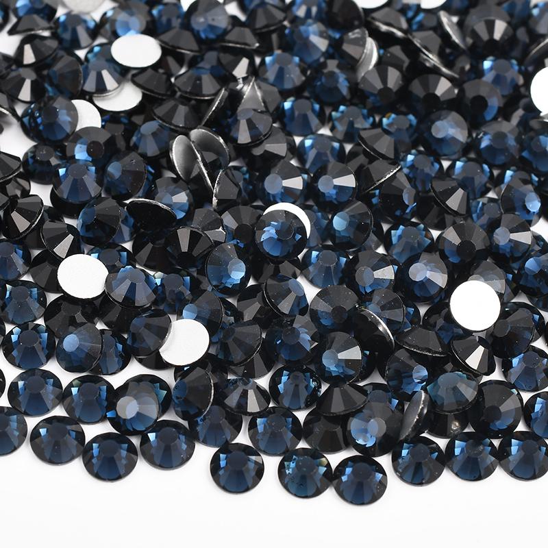 Glitter SS6 SS12 SS16 SS20 Light Rose Flat Back Crystal Stones Applique Non Hotfix Strass Glass Nail Rhinestone for DIY Craft
