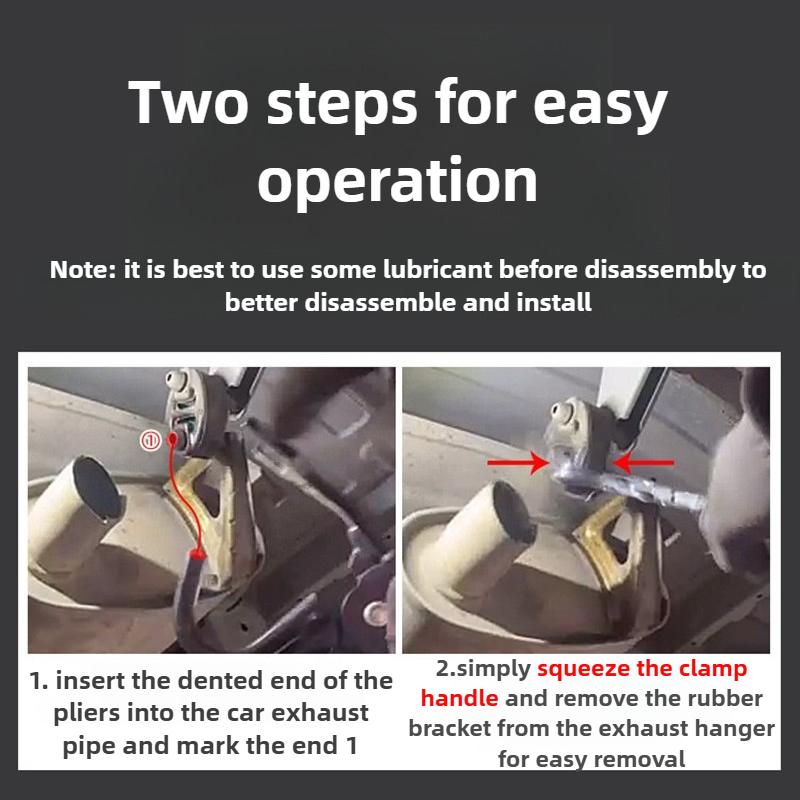 Automotive Remover Pliers Professional Repair Car Plier Tool Exhaust Hanger Rubber Bracket Removal Pliers Universal Manual Tools