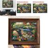 Mermaid Princess Canvas Wall Art Modern Fairy Tale Story Bedroom Children's Room Decorative Painting