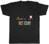 Funny Sleeping Cat Unisexs TShirt Not Today Lazy Tired Unisex Tee Gift