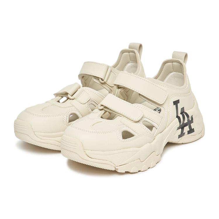 New MLB Sandal Chunky Mask River Trekking Shoes Unisex White 3ASDCH123-07CRS