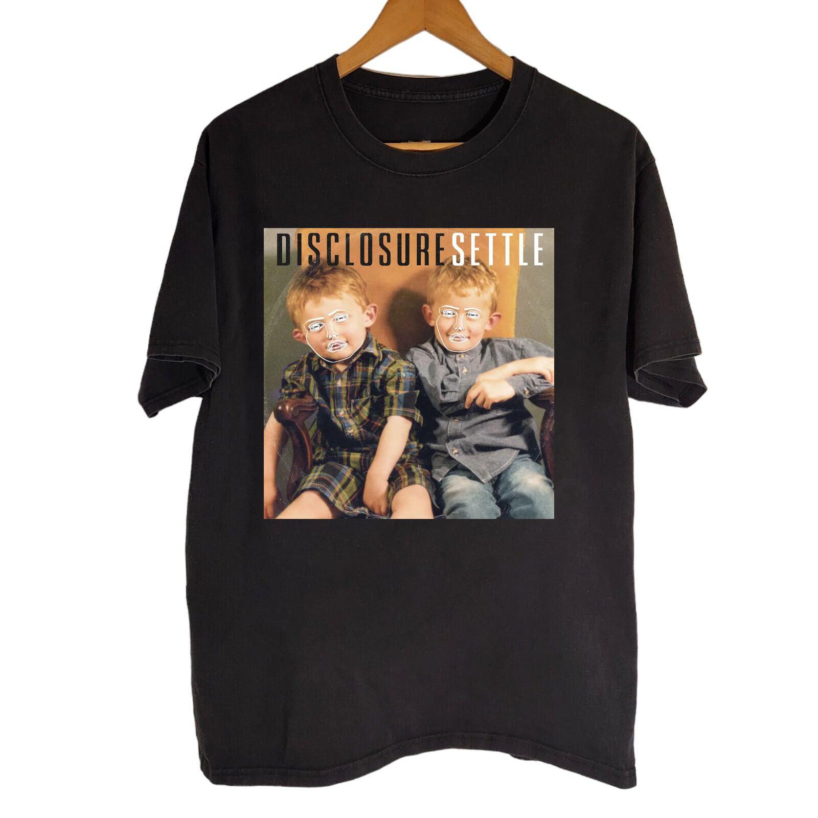 Settle (album) - Disclosure Band Black Cotton Shirt L94 XXXXL