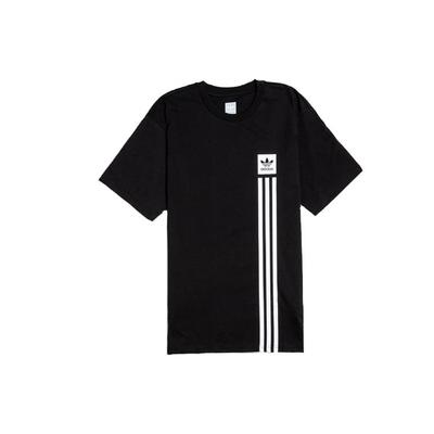 Originals BB Pillar Logo Print Short Sleeve T-Shirt Men Tops Black EC7377
