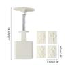 Mooncake Stamps Hand Pressure Plastic Material Kitchen Baking Accessories