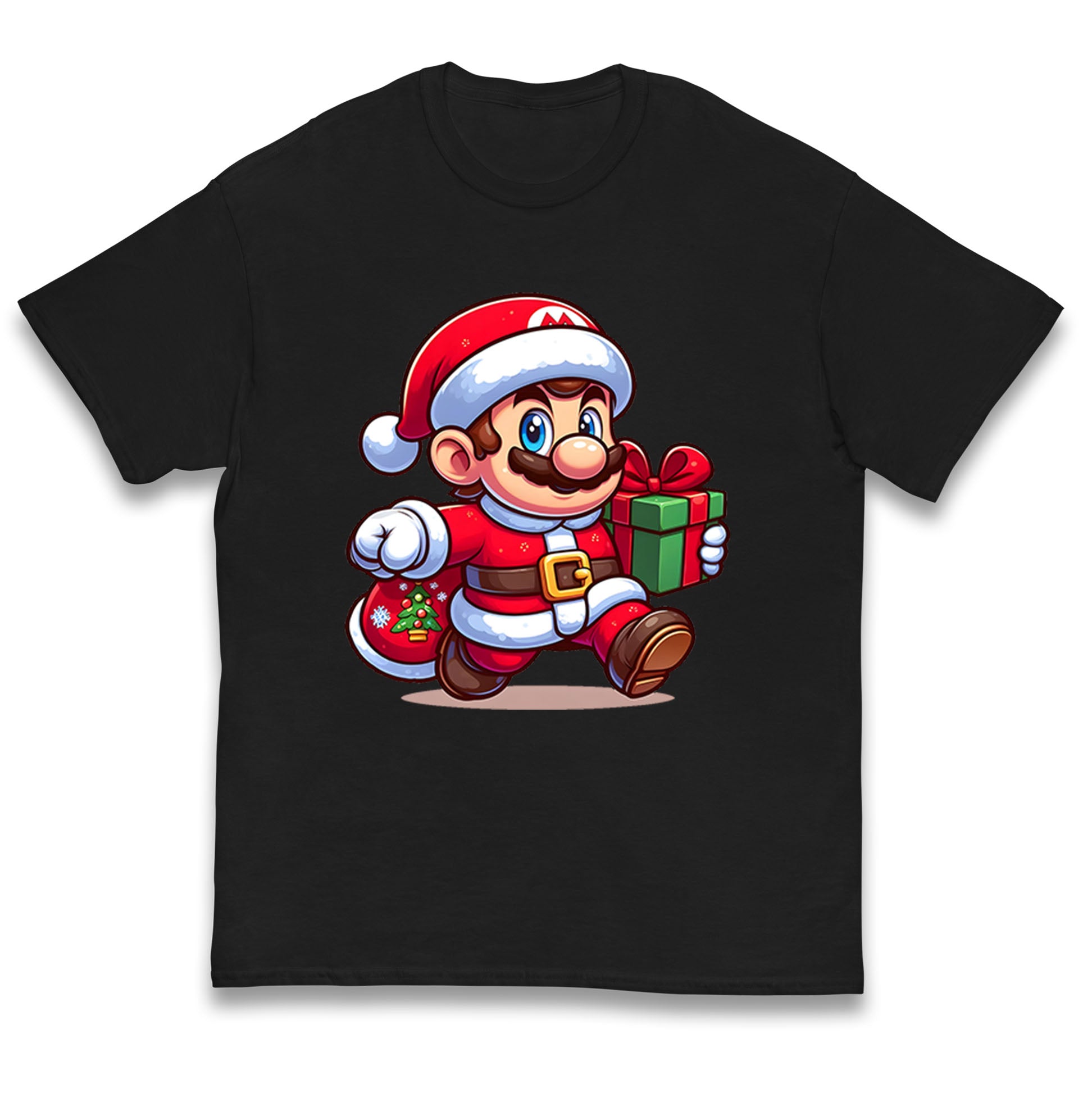 Super Mario Christmas Kids T Shirt 110