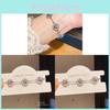 Silver Geometric Shell Hand Chain With Zircon Stones For Fashion Women Wear