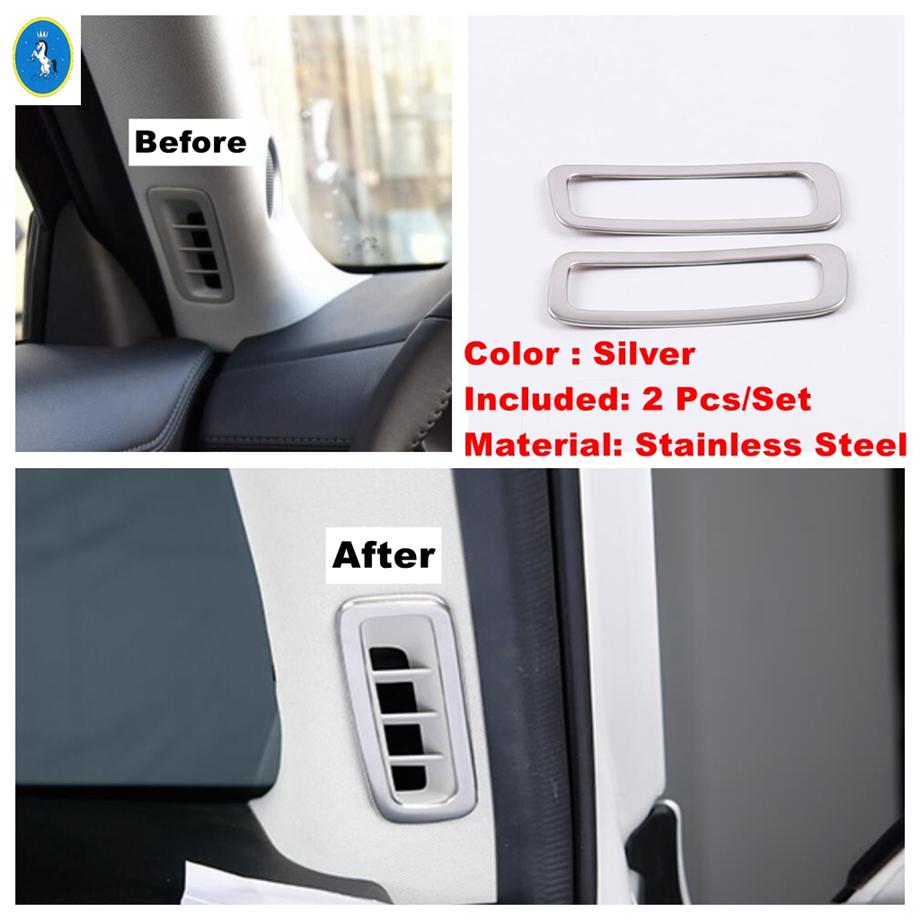 Pillar A Speaker / Water Cup Holder / Gear Shift Panel Cover Trim For Mazda CX-5 CX5 2017 -  Car Silver Interior Accessories Pillar A Speaker