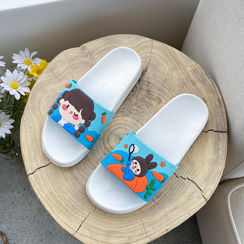 Summer Slippers Women Wear Thick-soled Household Indoor Fashion Cartoon Non-slip Cool Slippers Women
