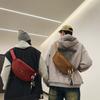 Fashion Couple Fashion Simple Niche Design Breast Bag Trend Casual Versatile Sports Messenger Bag