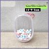 10cm Cotton Doll Transparent Protection Bag - High Transparency, Scratch-Resistant Hanging Display for Outings.