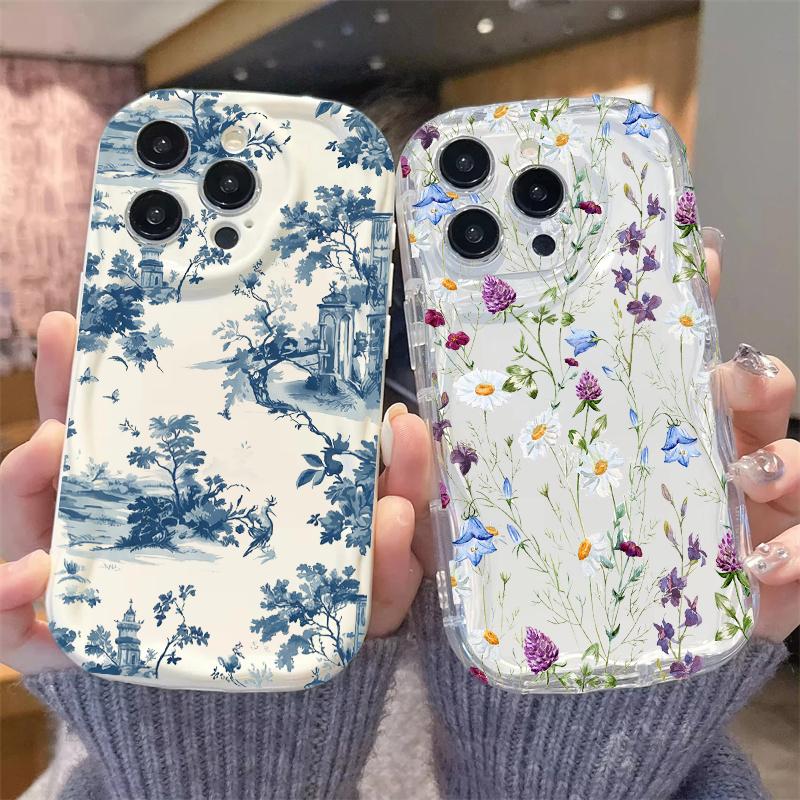 Retro Flower Soft Case For Huawei Honor 400 200 90 Lite 300 Pro X9D X7D X9B X8C X8A X8B X7B X6A X6C X5C X6B X7A X5B X8 X9C Shell