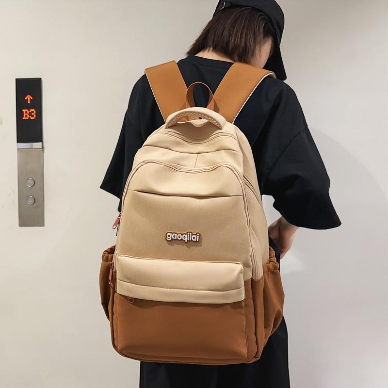 Мужской рюкзак с цветными блоками — фото 15