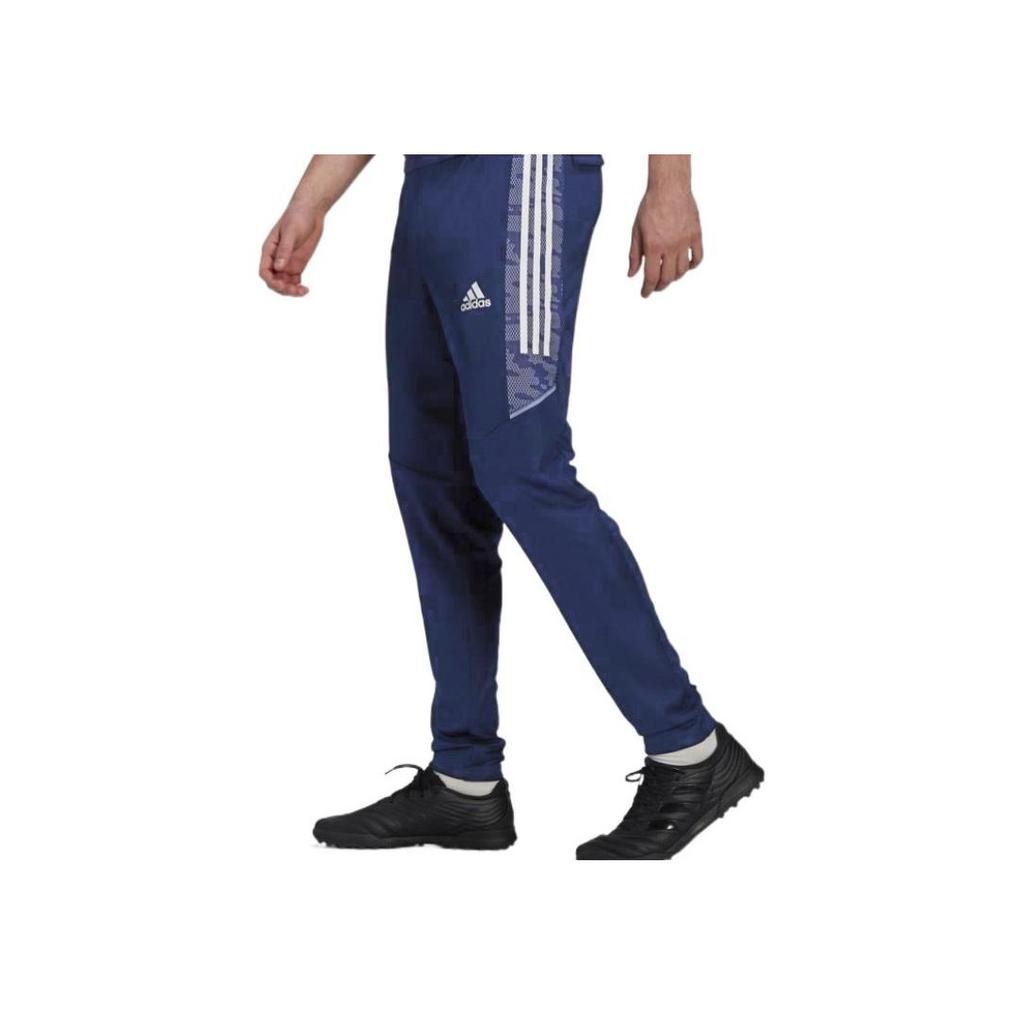 New Adidas Knitted Sports Pants Men's Blue GE5416