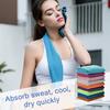 Cooling Fitness Towel Quick Drying Sweat Absorbing Breathable Large Rectangle Men Women Gym Yoga Workout Outdoor Sports Towel