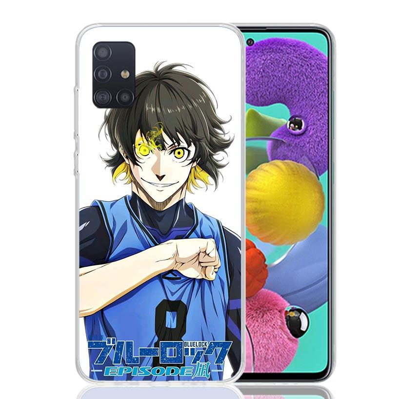Blue Lock Bachira Meguru Phone Case For Samsung Galaxy A52 A32 A22 A12 A02S A50S A30S A51 A31 AA71 Note 20 Ultra 10 S10 Plus Gal