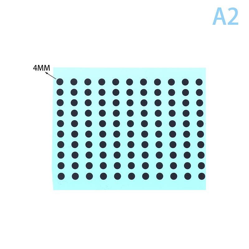 Diameter 3/4/5/6 MM Black Conductive Rubber Pads Keypad Repair Kit For IR Remote Control Conductive Rubber Buttons 5