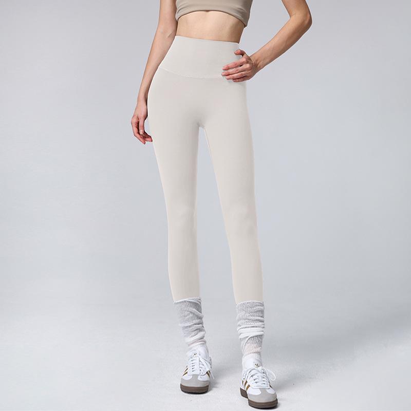 Nude Yoga Pants for Women, Spring/summer High-end Professional Tight High-waist Hip-lifting Elastic Quick-dry Sports Fitness Pants