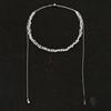 Moonlight-draped Copper Fluffy Lace Necklace-Handcrafted Women's Sporty Collarbone Chain Versatile Stylish Wearable Multiple
