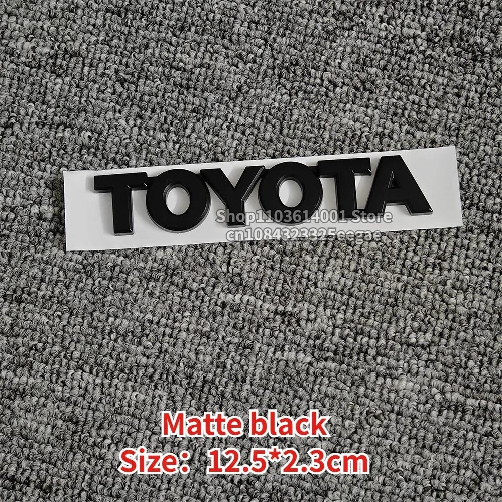 Trunk Rear Letter Badge Emblem for Toyota Replacement RAV4 Corolla Camry Prado REIZ CHR 86  Avalon Highlander Verso Tacoma