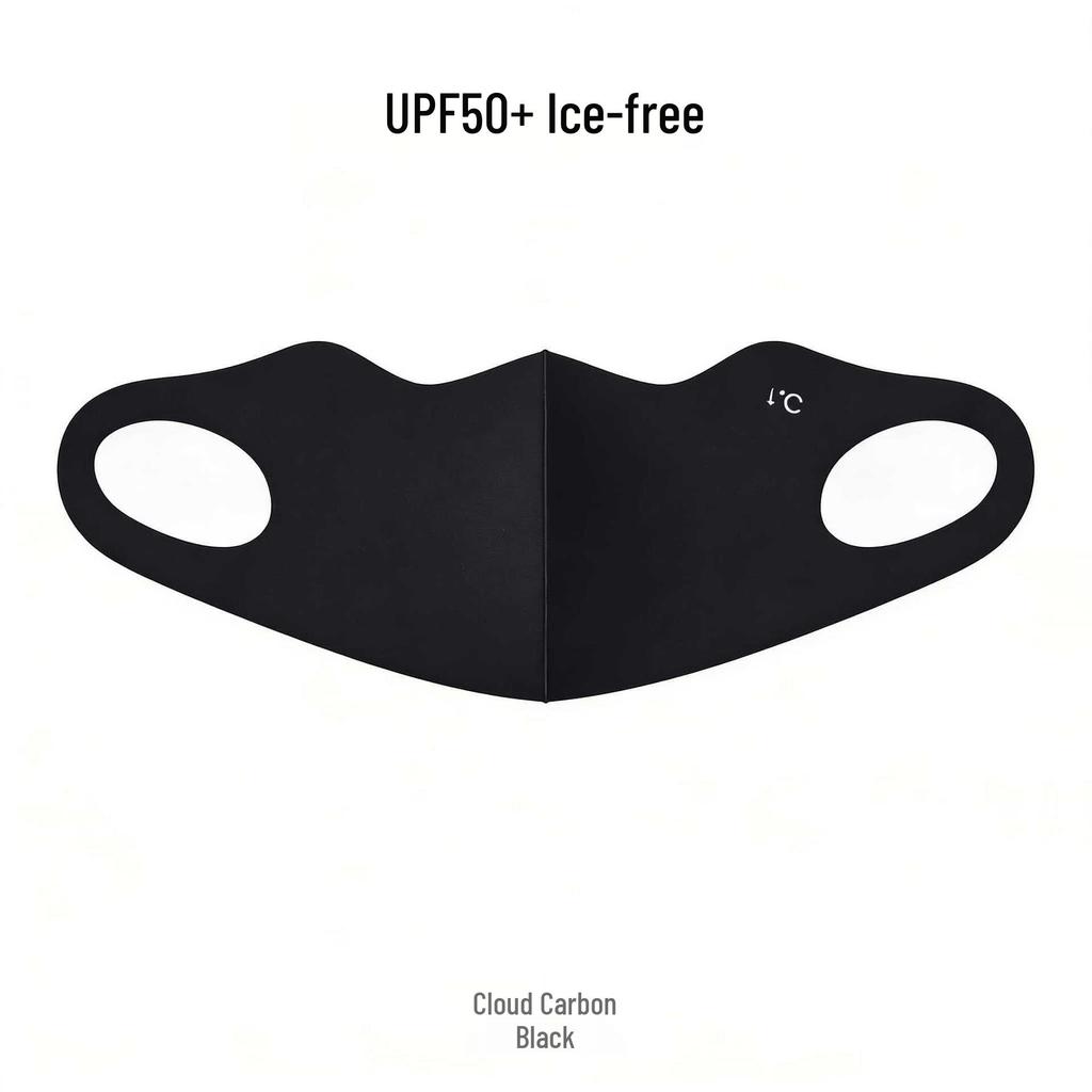 Hyaluronic Acid Sun Protection Face Mask with Eye Corner Guard - Breathable, Washable, Seamless, High UV Protection