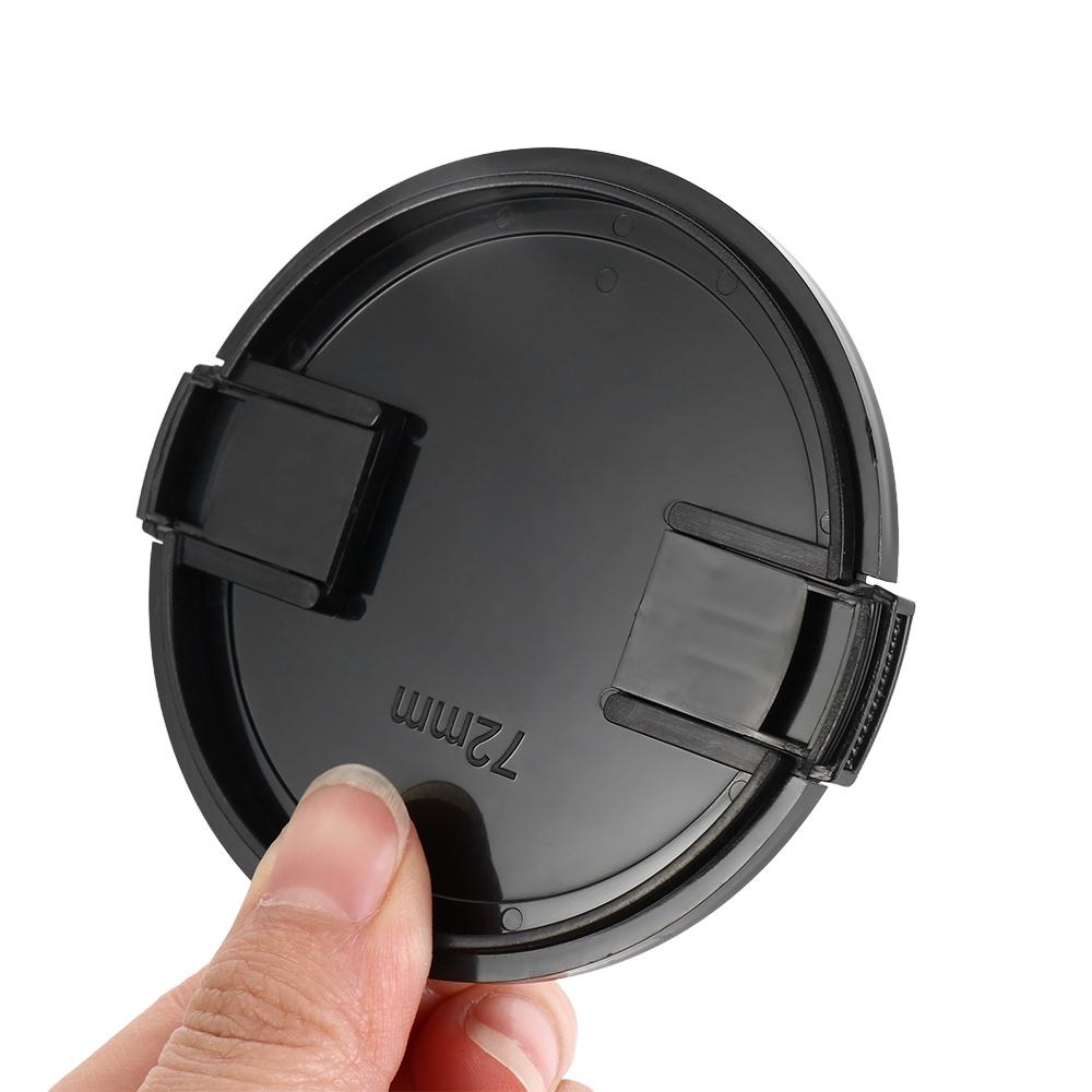 Side Pinch Camera Lens Cap Front Cap Lens Cap Lens Hood Lens Cover 72mm 55mm 62mm