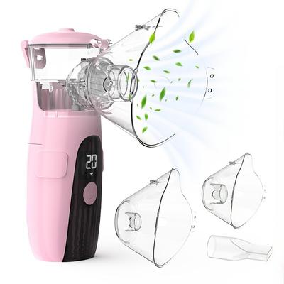 Portable Mesh Nebulizer Handheld Ultrasonic Nebulizer for Adults Kids Rechargeable Quiet Operation Easy To Clean Home Travel Use