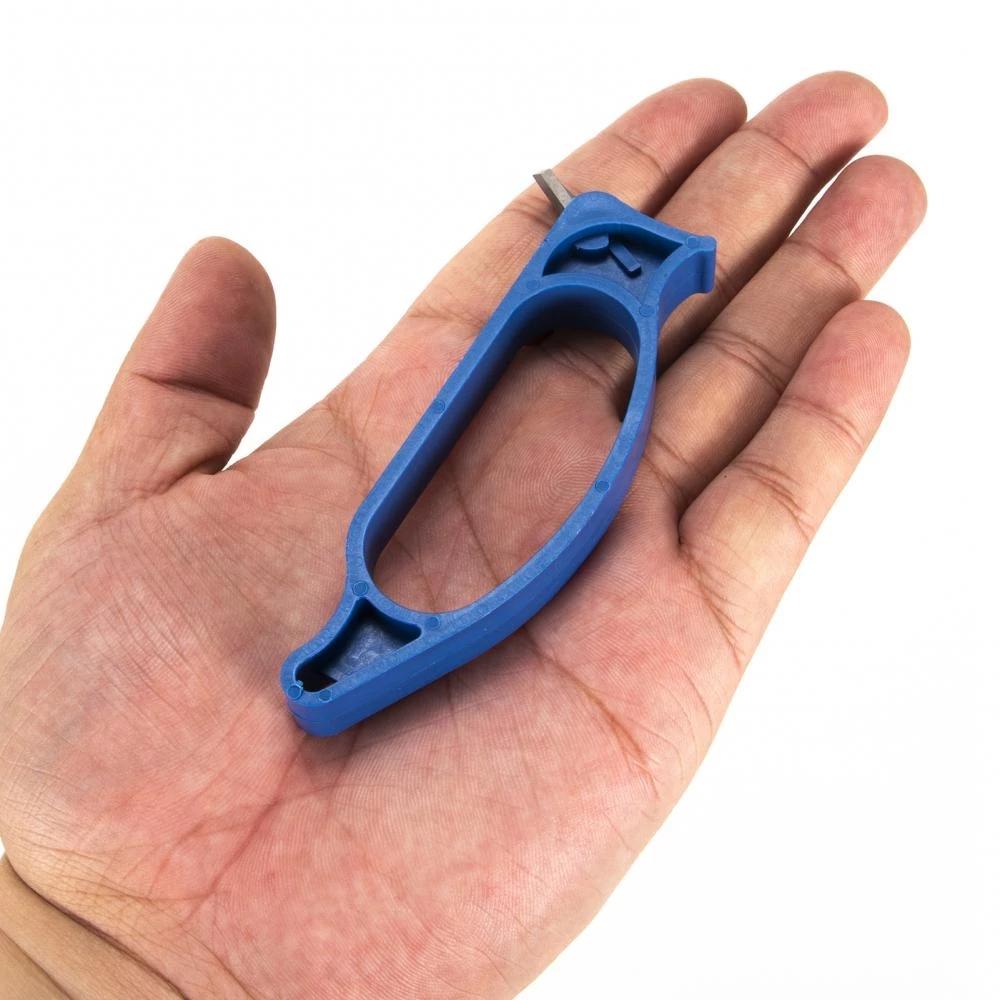 Outdoor Ice Fishing Spiral Drill Bit Sharpener for Winter Fishing Portable Diamond Ice Drill Sharpener