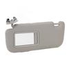 Sun Visor Fabric Grey Sun Shielding Visor Mirror with Makeup Mirror Replacement for Toyota Corolla 2007 To 2013 Left