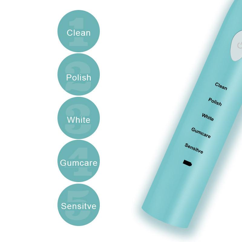 Premium Electric Toothbrush With Acoustic Vibration And Dual Clean Crest Technology