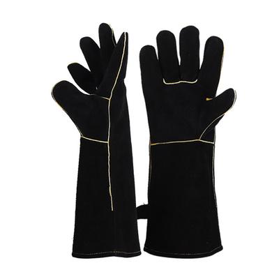 Black Heat-Resistant Gloves Wide Application Excellent Heat Insulation And Fire Resistance