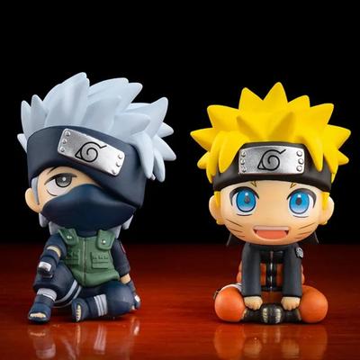 Na Ru To Anime Figure Uzumaki Kakashi Uchiha Sasuke Itachi Cute Toys Q Figurals Action Figurine Model
