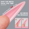 256Pcs/Box Transparent Nail Sandwich Dual Form DIY False Nails New Tips Nail Extension Form