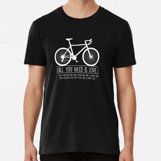 

Bike Lover All I You Need Is Love Size S to 5XL Made in the USA TShirt Unisex T-Shirt S