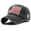 Gorra de Béisbol para Hombre con Bandera de EE. UU. Bordado Retro Algodón Lavado Gorras de Papá Moda para Mujer Gorras Hip Hop Visera Solar para Exteriores de Verano