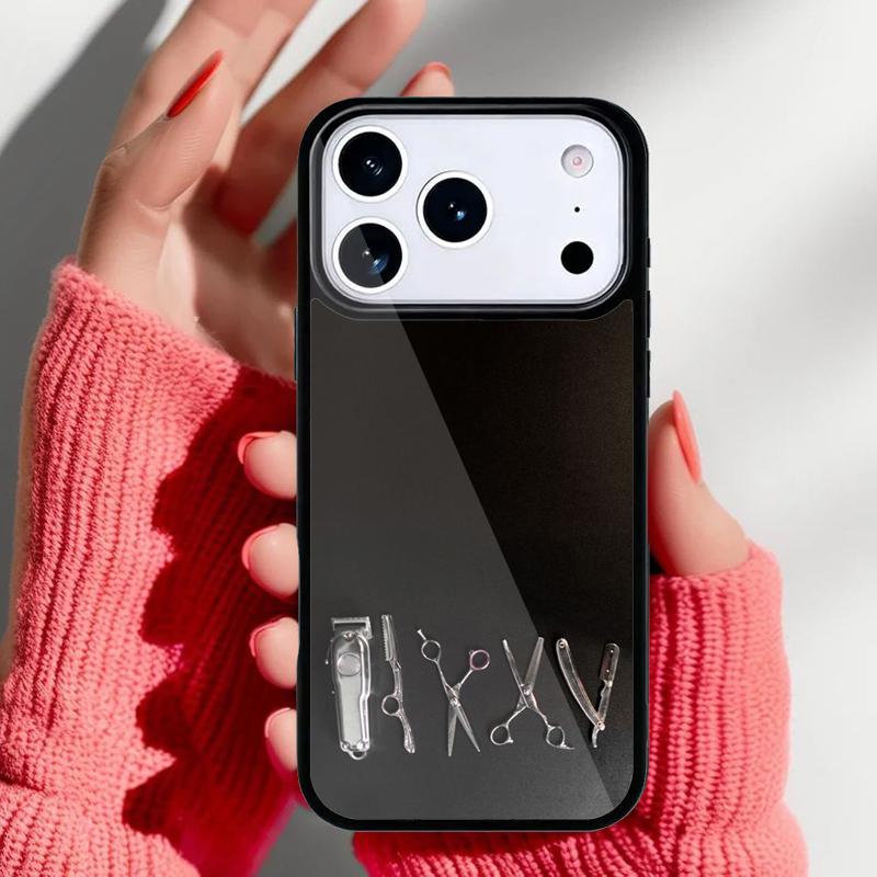 

barber Hair shop Phone Case for iPhone 17 16 15 14 13 Pro Max Back Cover for 12 11 Pro Coque iPhone17 Pro Max