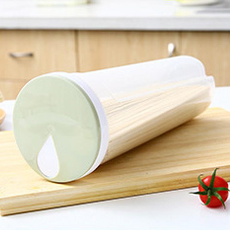 

1 шт. Контейнер для хранения пасты, прозрачный пластиковый герметичный контейнер для зерна, контейнер для хранения спагетти, влагонепроницаемая банка для закусок, кухонный контейнер для продуктов зелёный