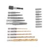 Screw Extractor Set Damaged Broken Bolt Remover Hex Shank Twist Drills with Screwdriver Bit Kit