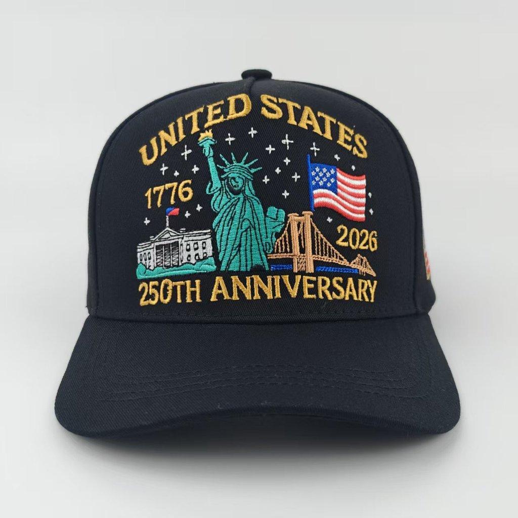 Independence Day Embroidered Baseball Cap With Sun Protection For Outdoor Activities