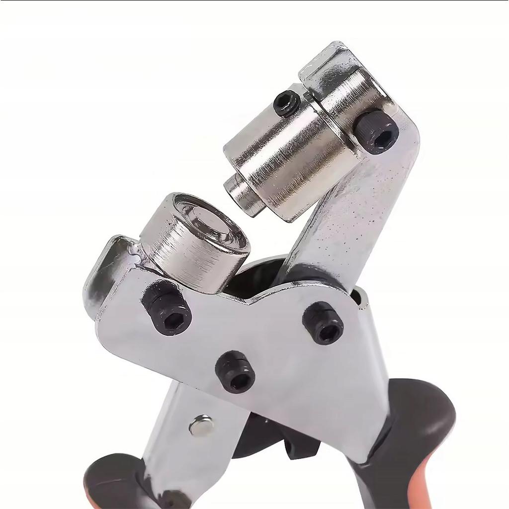 Rosfix Oczkarka Ręczna Magnetyczna ProMag 500 – Zestaw z 500 Oczkami | Do Banerów i Plandek | Średnica Oczka 10 mm