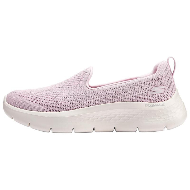 

Skechers Go Walk Flex Mesh Fabric Comfortable and versatile Shock-absorbing, breathable support, lightweight slip ins low-top women s light pink 40 светло-розовый