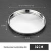 ZLIII Stainless Steel Round Shallow Plate