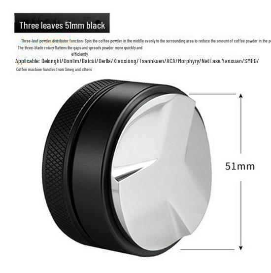 Tamper reglabil din oțel inoxidabil pentru pudră de cafea pentru Macaron, Stil Italian, Mărimi 49/51/53/54/58mm