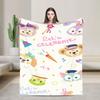 Duffy Bear & Friends ShellieMay Blanket Cartoon StellaLou Gelatoni Flannel Funny Warm Throw Blanket for Home  Winter