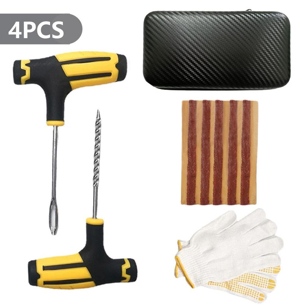 

Набор инструментов для ремонта автомобильных шин Набор инструментов для шипования Набор для ремонта проколов бескамерных шин для автомобиля и велосипеда Автоматическая заглушка для прокола бескамерной шины