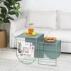 Nordic Multifunctional Wrought Iron Sofa Coffee Table Home Living Room Furniture TV Cabinet Combination Coffee Table Decoration