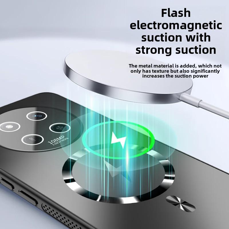 Shockproof Magnetic Phone Case with Heat Dissipation and Breathable Design, Huawei Honor X60, New Arrival