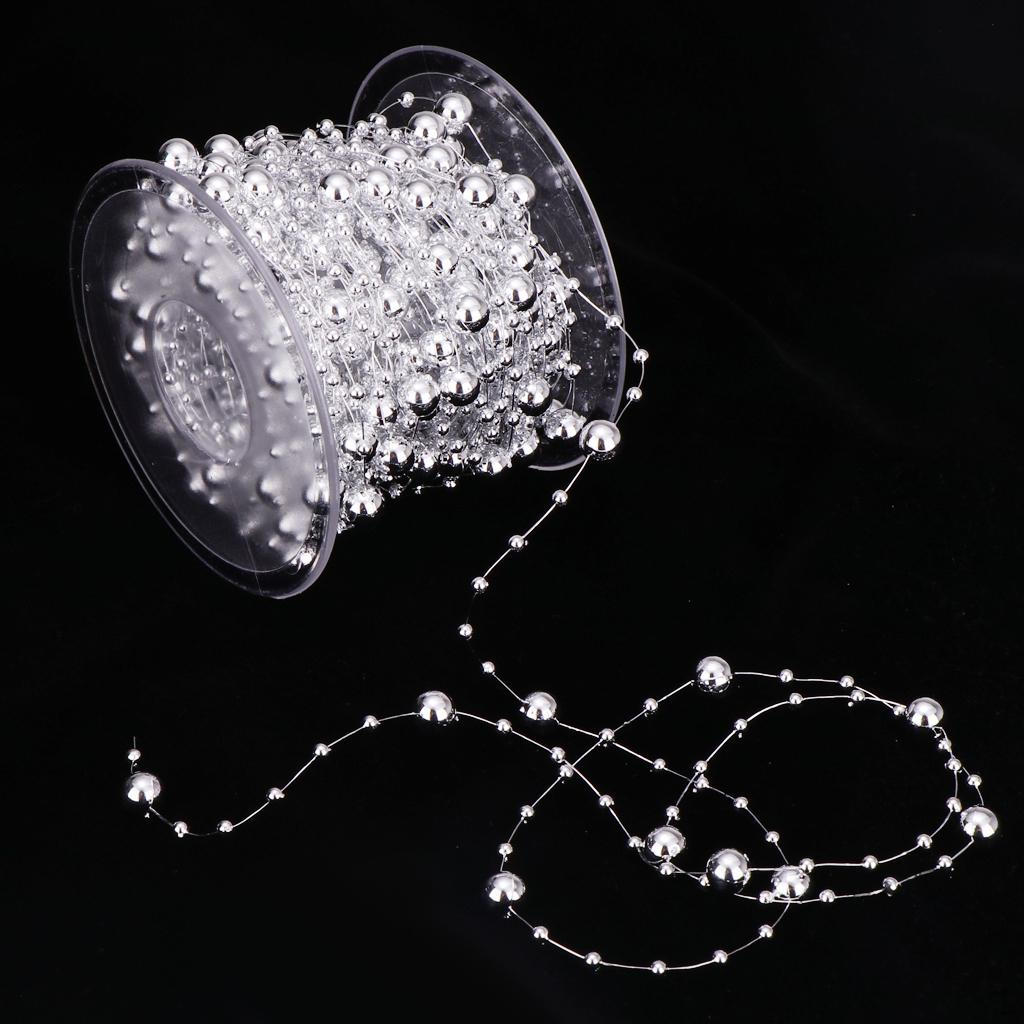 Pearl Beaded Chain Ribbon String DIY